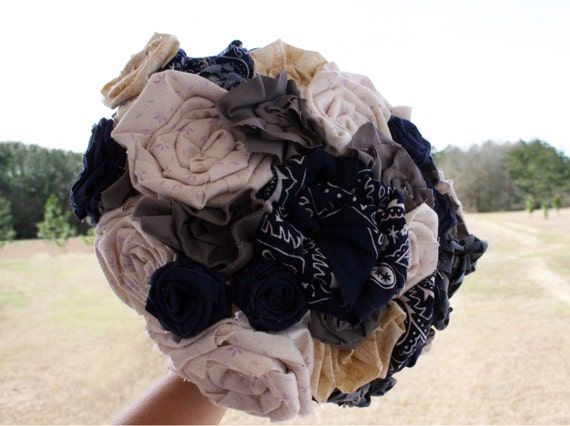 Bouquet, Large Fabric Bridal Bouquet