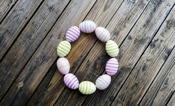 Reserved for S Clearance Easter Egg Garland, Easter Garland, Egg Garland with Four Inch Styrofoam Eggs