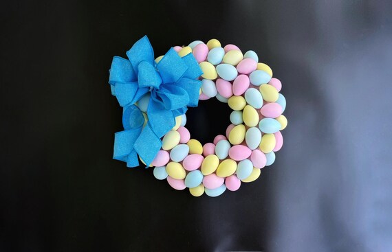 Ready to Ship Easter Wreath, Easter Egg Wreath, Egg Wreath, Speckled Egg Wreath