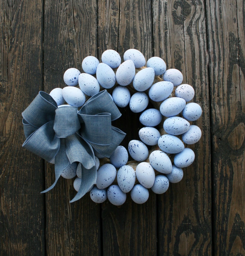 Easter Wreath, Easter Egg Wreath, Speckled Easter Egg Wreath, Egg Wreath, Spring Wreath image 5