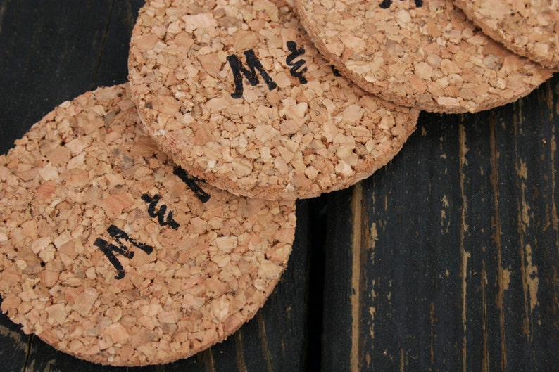 Bulk Cork Coasters Personalized Bulk Cork Coaster for Etsy