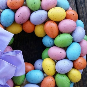 Easter Wreath, Easter Egg Wreath, Speckled Egg Wreath, Egg Wreath, Spring Wreath image 5