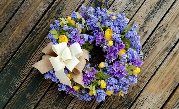 Wreath, Spring Wreath, Summer Wreath, Wedding Wreath, Mother's Day Wreath