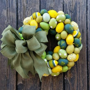 Easter Wreath, Easter Egg Wreath, Egg Wreath, Spring Wreath