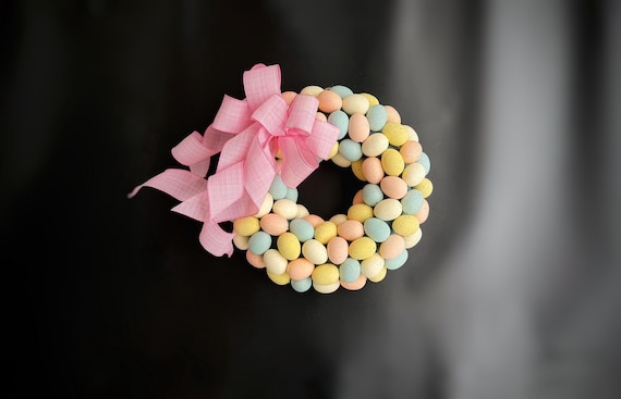 Ready to Ship Easter Wreath, Easter Egg Wreath, Egg Wreath, Speckled Egg Wreath