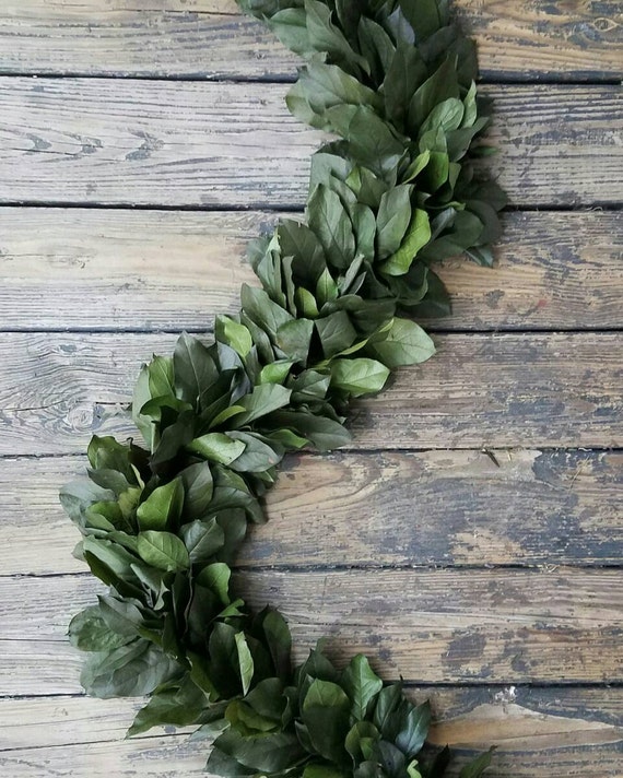 Preserved Salal Garland