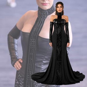 Padme Black Dress Cosplay