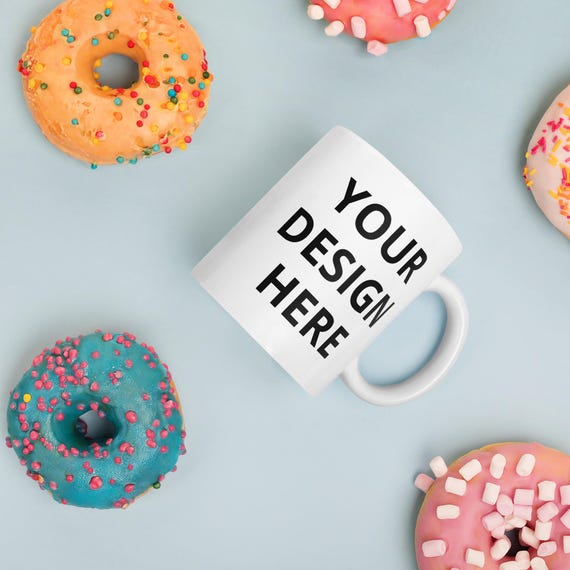 Custom Logo Mug, Personalized Business Mug, Your Design (11 oz Ceramic)