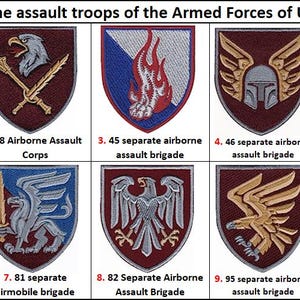 Authentic Ukrainian Embroidered Insignia Patches — Set or Single Piece (Velcro Backing)
