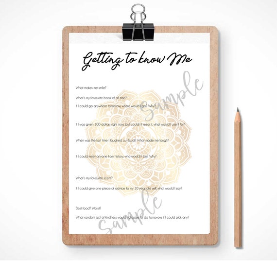 Beautiful instant download printable for journaling and mental | Etsy