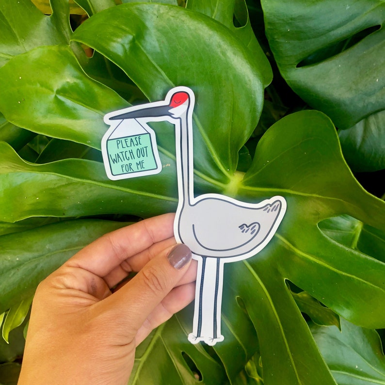 Crane Car Magnet