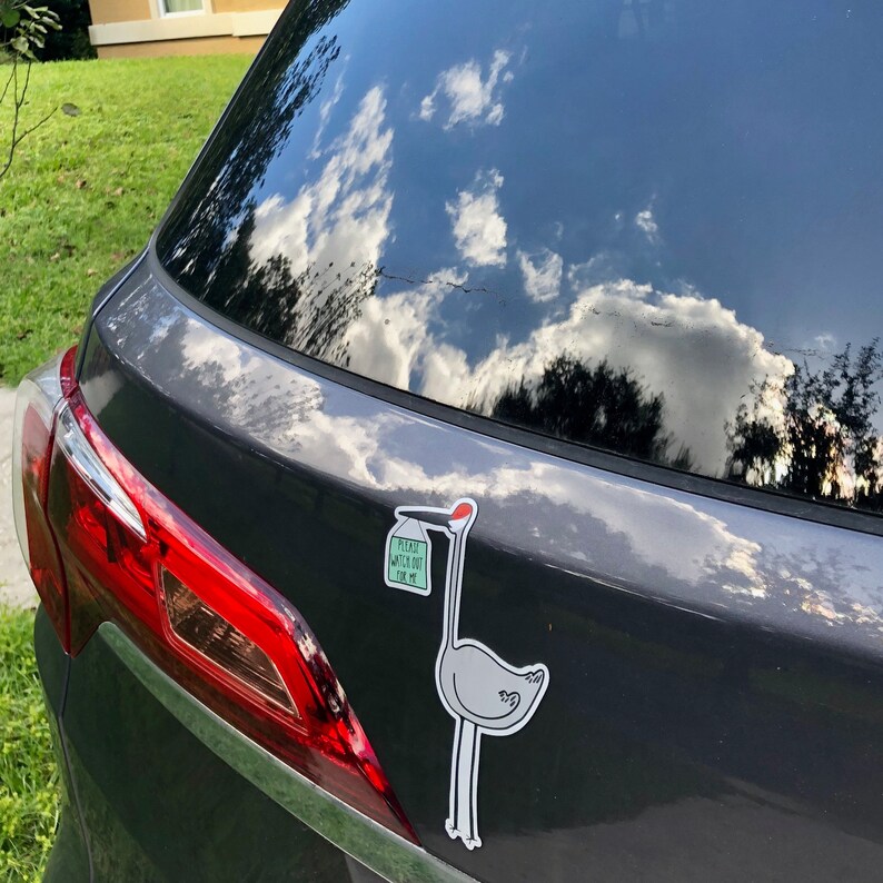Crane Car Magnet