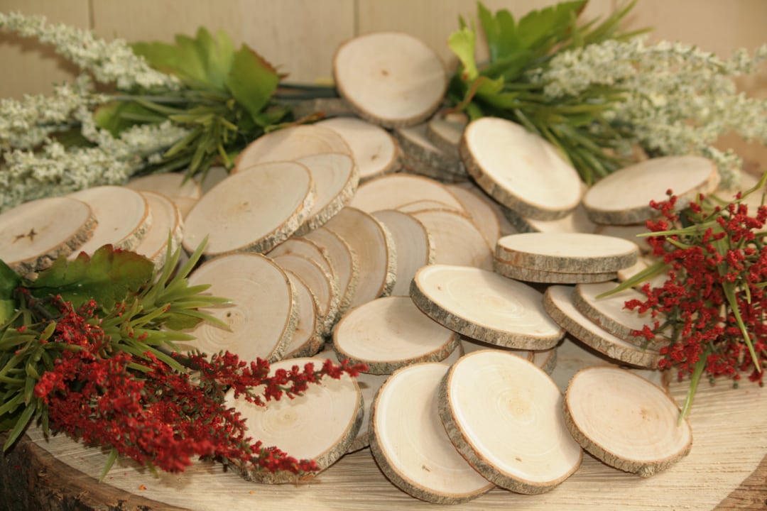 200 Kiln-dried Maple Wood Slices 2–3” | Rustic Tree Rounds for Crafts ...