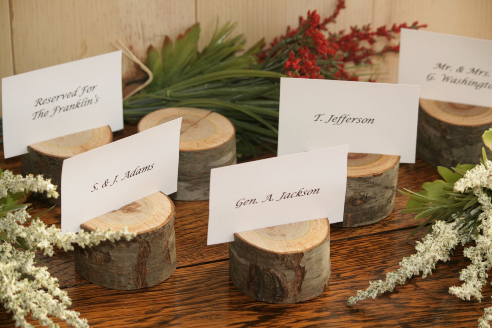 75 Rustic Place Card Holder Escort Card Holder Place Holder Etsy