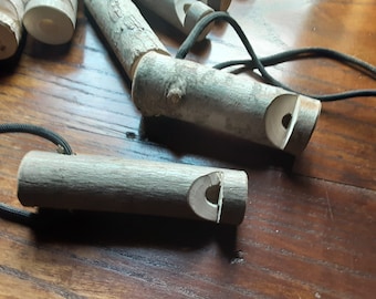 HANDMADE Branch Whistle From Michigan Maple: READY to Ship-Ships Within 48hrs of Ordering via USPS Priority Mail