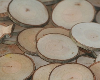 800 Wood Disc Tree Slices Wood Blanks-Summer Camp-Name Tags- Wedding Decor- Art Crafts-Dried and Sanded