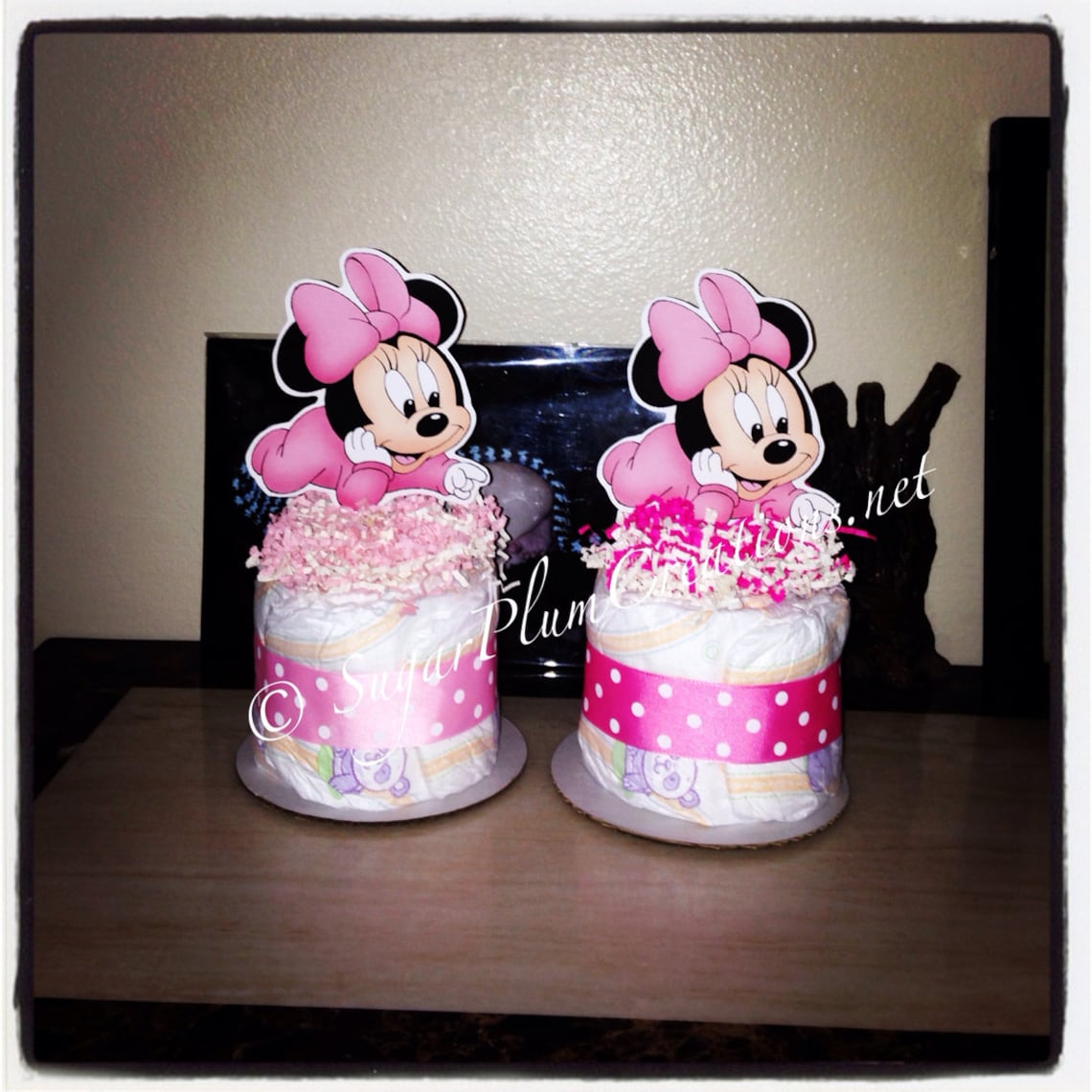 Set of 6 Disney Baby characters Diaper Cake MinisBaby shower Etsy