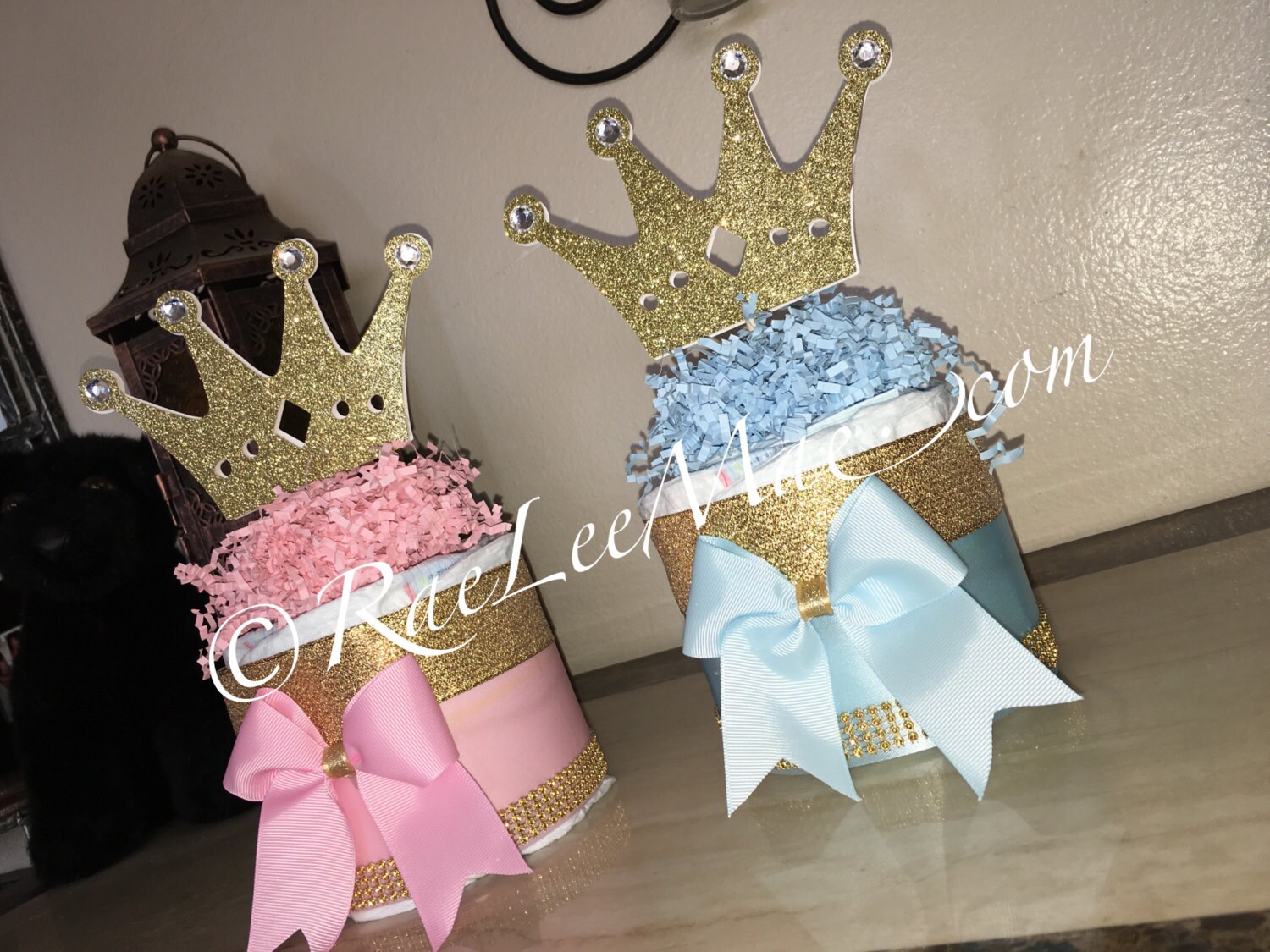 4 Princess or Prince diaper cake/Prince Baby shower | Etsy