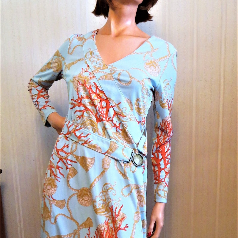 Rainbow Reef Shirt Dress