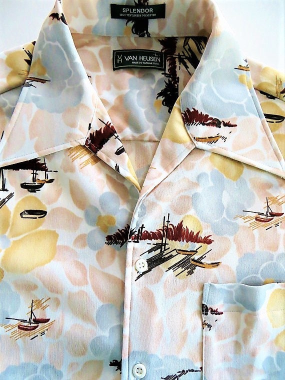 van heusen hawaiian shirts