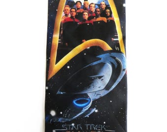 Vintage 90s Star Trek Voyager Necktie - Ralph Marlin Sci-Fi Novelty