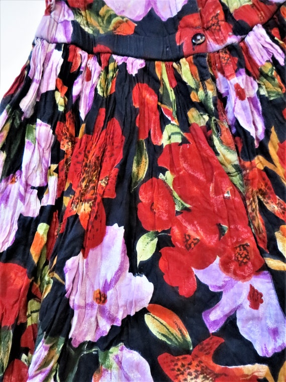 Festival Crinkle Culotte Dress Cotton Gauze Skort… - image 7