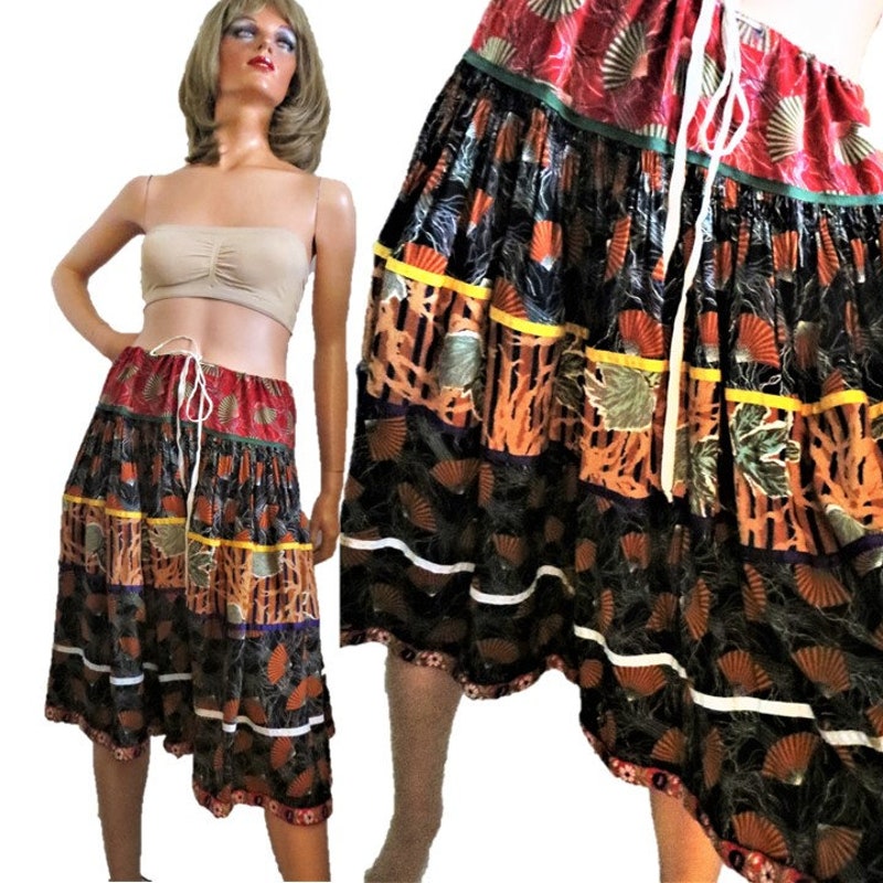 Multicolor Skirt 10451