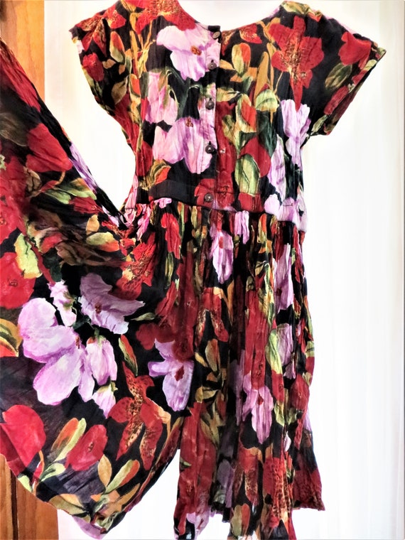 Festival Crinkle Culotte Dress Cotton Gauze Skort… - image 9