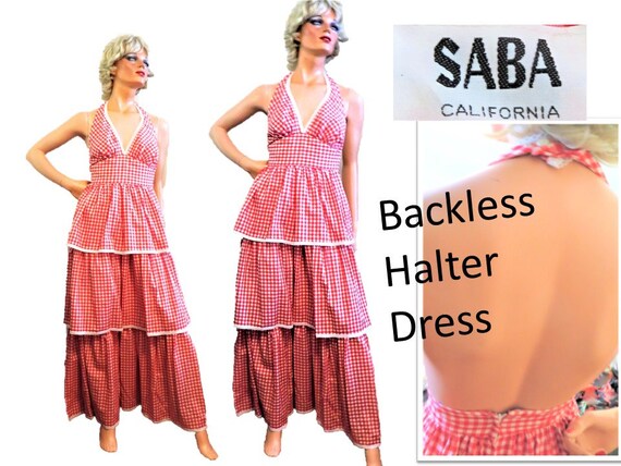 halter maxi sundress