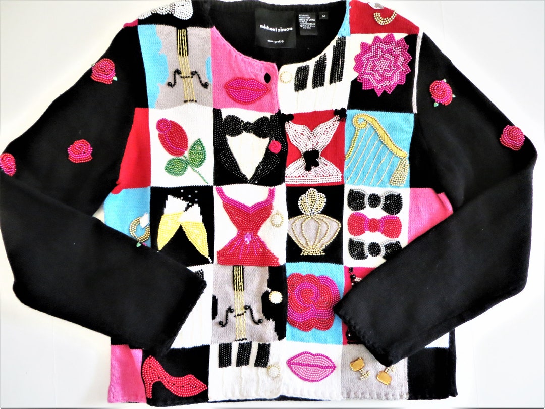 トップス RAD MUSICIAN Beads Cardigan Cyndeelee-Girls-Long-Sleeve-