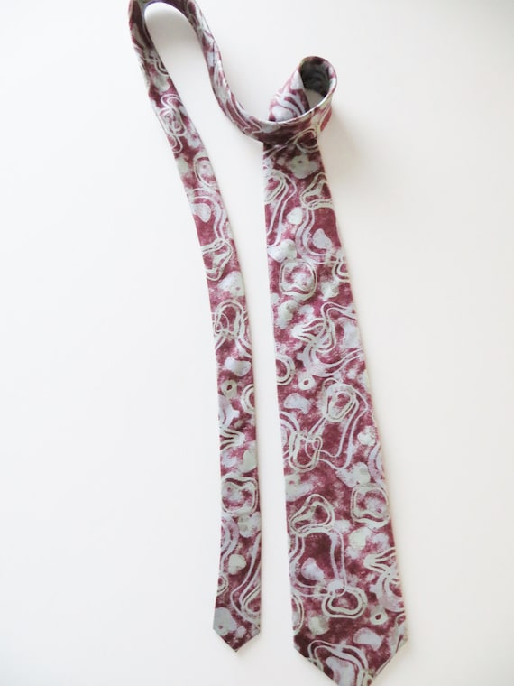 Italian Silk Designer Necktie, Pierre Balmain Par… - image 5