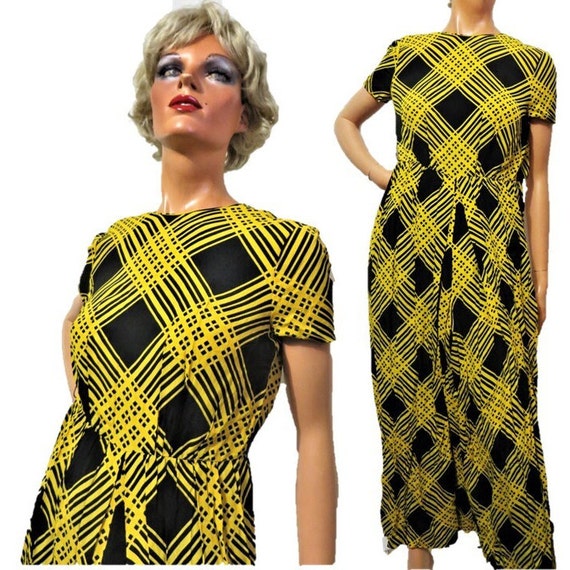 Palazzo Pants Dress Jumpsuit, 60s 70s Does 40s St… - image 3