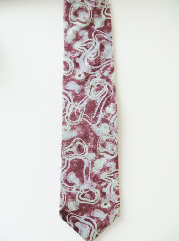 Italian Silk Designer Necktie, Pierre Balmain Par… - image 1