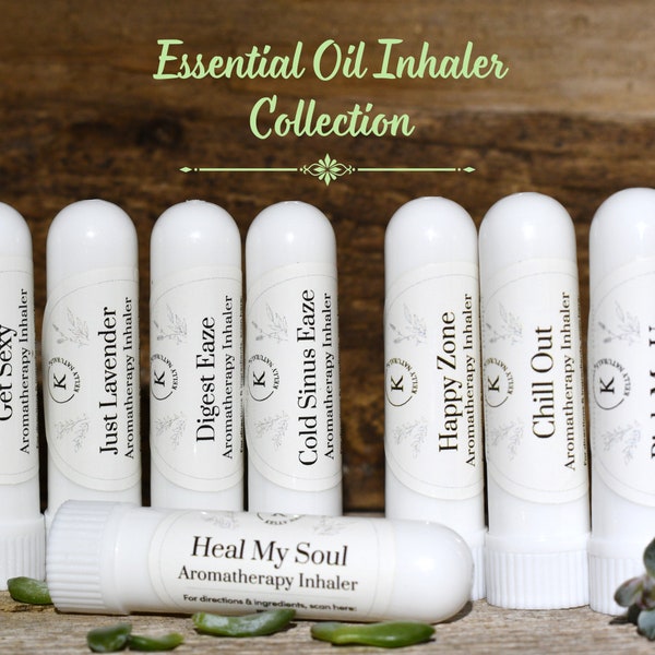 Essential Oil Inhaler | Aromatherapy Inhaler | Nasal Inhaler | Unique Gift | Gift for Her | Gift for Him | Handmade Gift