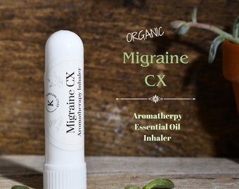 Migraine CX-aromatherapie-inhalator: handgemaakte etherische oliemix