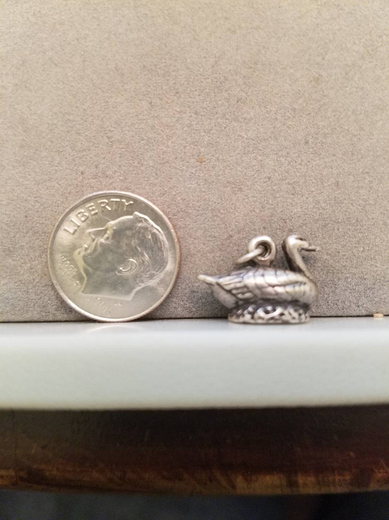 sterling silver ram wildlife CHARM Vintage