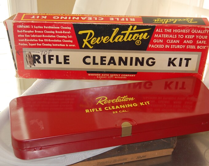 Revelation Gun Cleaning Kit, 22 Cal, 30 Cal Vintage, Great Condition