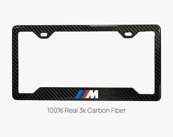 BMW M Kennzeichenhalter aus 100 % Echtcarbon