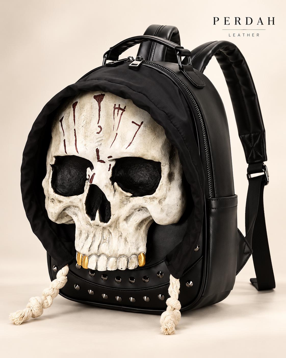 Leather Studded Backpack - Etsy