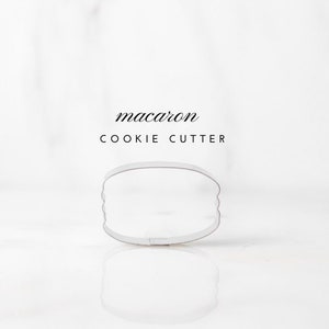 French Macaron Cookie Cutter - Custom macarons cutter - Sugar cookies -