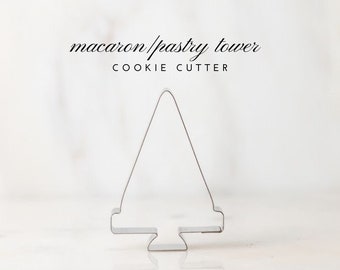Macaron Tower Cookie Cutter - Custom Cutters - Sugar Cookies - Baking- French Macarons - Tree - Donut -French Pastry