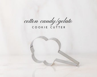 Cotton Candy / Gelato Ice Cream Cookie Cutter 4 inches