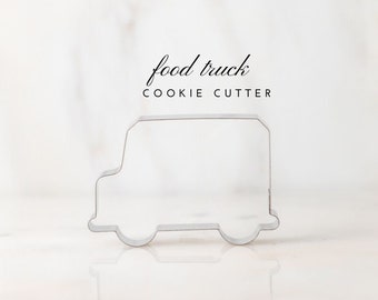 Ice Cream Dessert Food Truck Cookie Cutter - 3.75 inch - Sugar Cookies