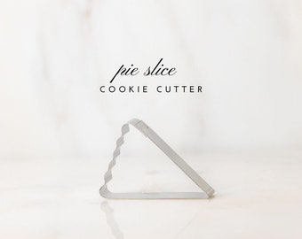 Pie Slice Cake Pizza Cookie Cutter - Custom Sugar Cookies