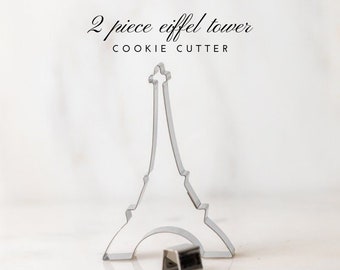 Eiffel Tower Cookie Cutter - 2 piece - Custom Cutters - Sugar Cookies - Baking- Paris - French - France
