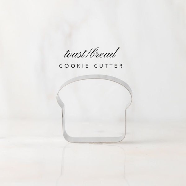Toast Bread Sandwich Cookie Cutter - Custom Sugar cookies 2 3/4"