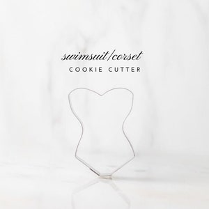 Swimsuit Swimwear Corset Lingerie Cookie Cutter - 3&quot;