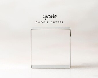 2 inch Square - Frame - Cookie Cutter Design, Custom Stainless Steel Baking Tool