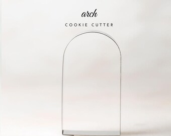 3 inch Arch - Frame - Cookie Cutter Design, Custom Stainless Steel Baking Tool