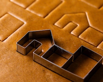 Gingerbread House Mug Hugger Topper Cookie Cutter Set, Stainless Steel